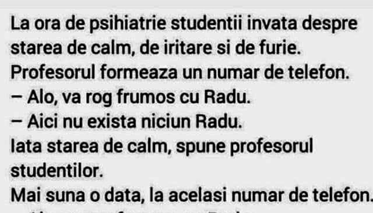 BANC | Bulă și cele 3 stări: de calm, de iritare și de furie