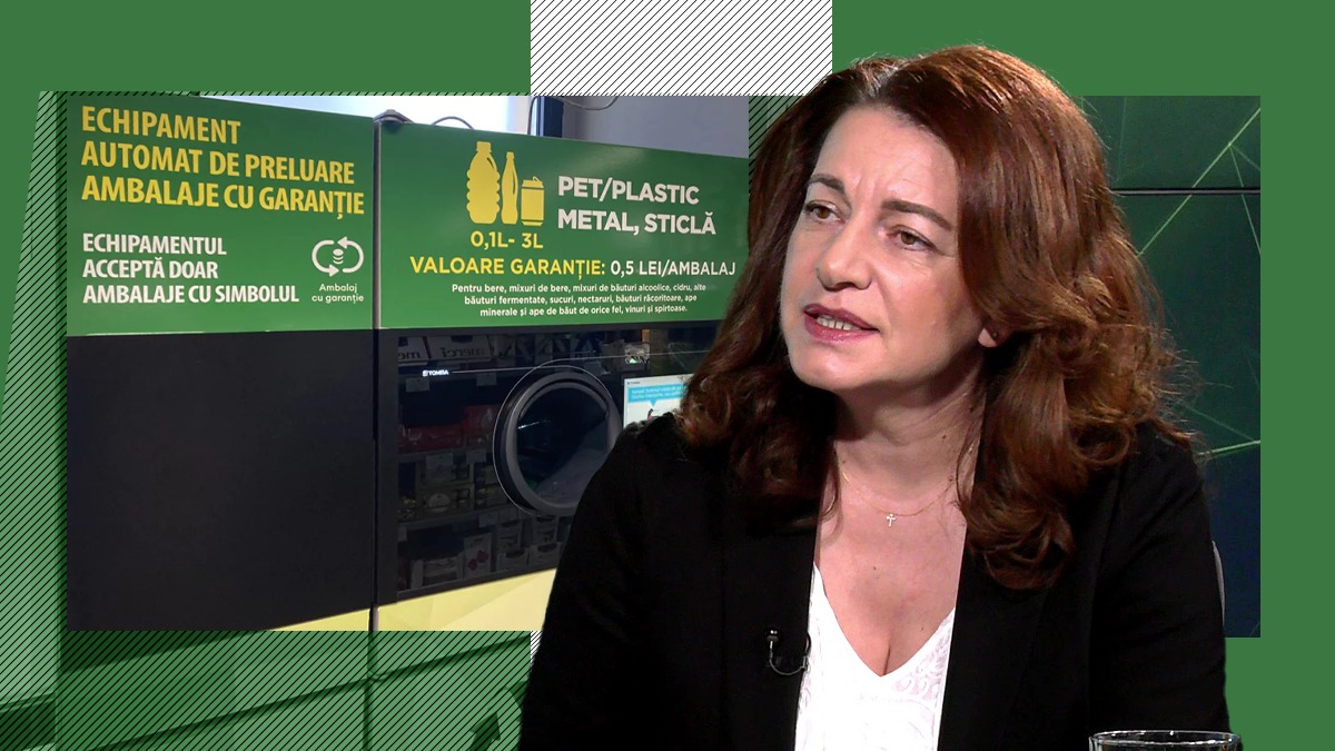 Mihaela Frăsineanu, la GÂNDUL GREEN: „Principala direcție de acțiune în 2025 este implementarea Sistemului Garanție-Returnare (SGR) la nivelul ÎNTREGII ȚĂRI”