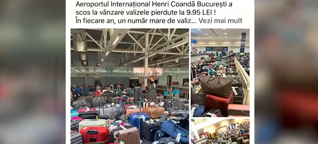 Aeroportul Henri Coandă și Poștă Română, ȚINTE ale înșelătoriilor în mediul online cu bagaje și colete pierdute