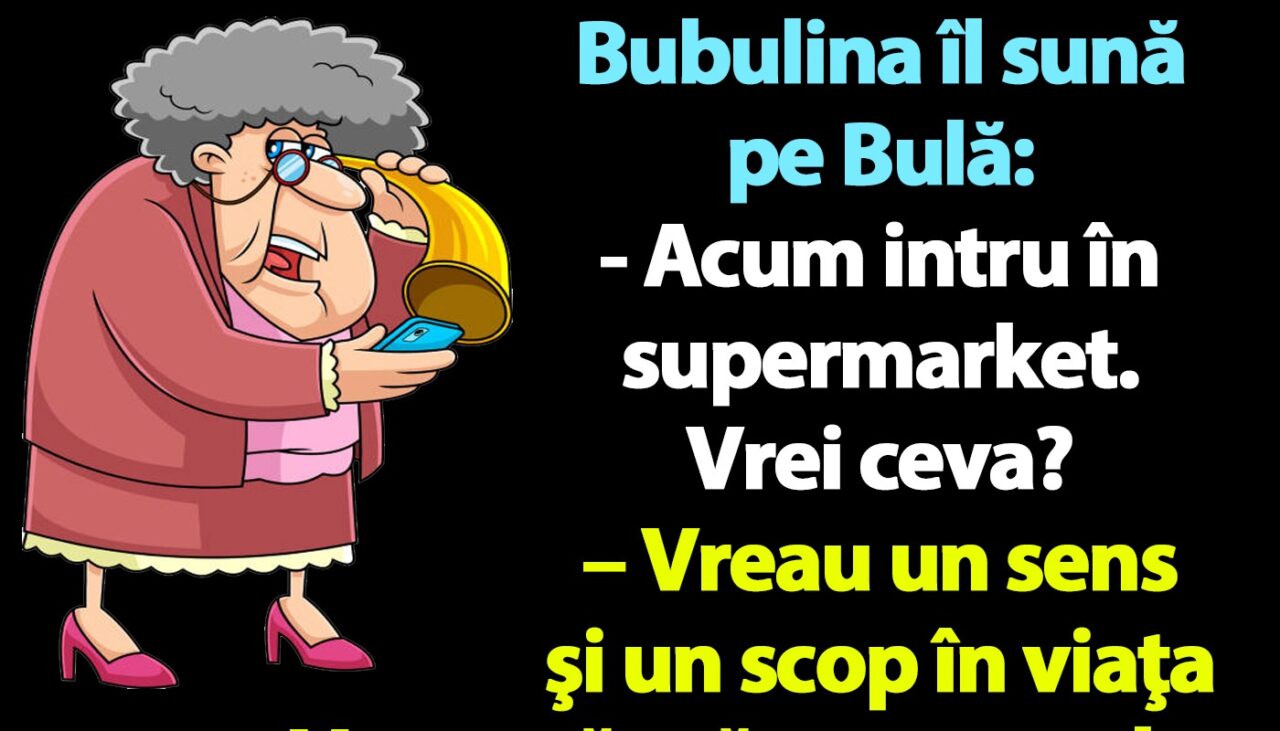 BANC | Bulă, Bubulina și cumpărăturile de la supermarket