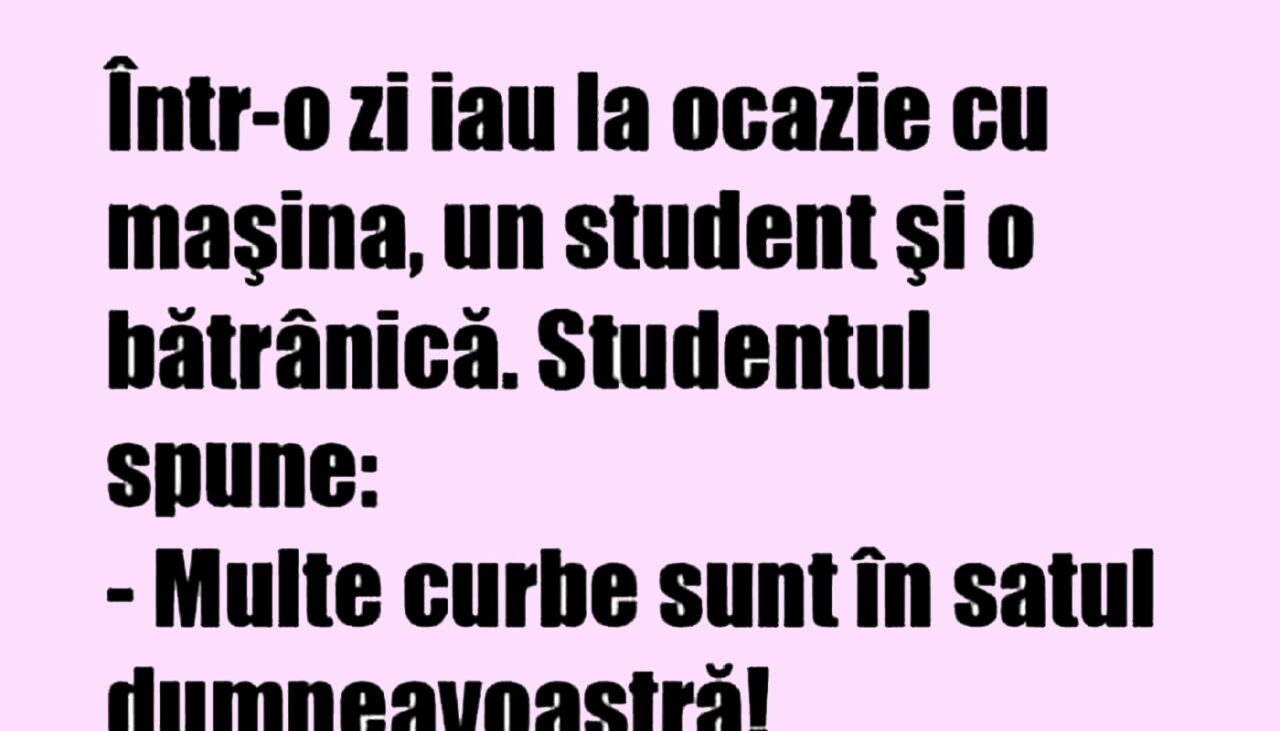 BANCUL ZILEI | Studentul și pensionara
