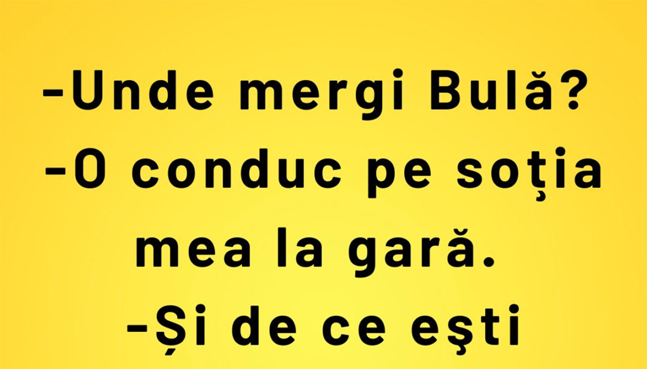 BANC | „Unde mergi, Bulă?”