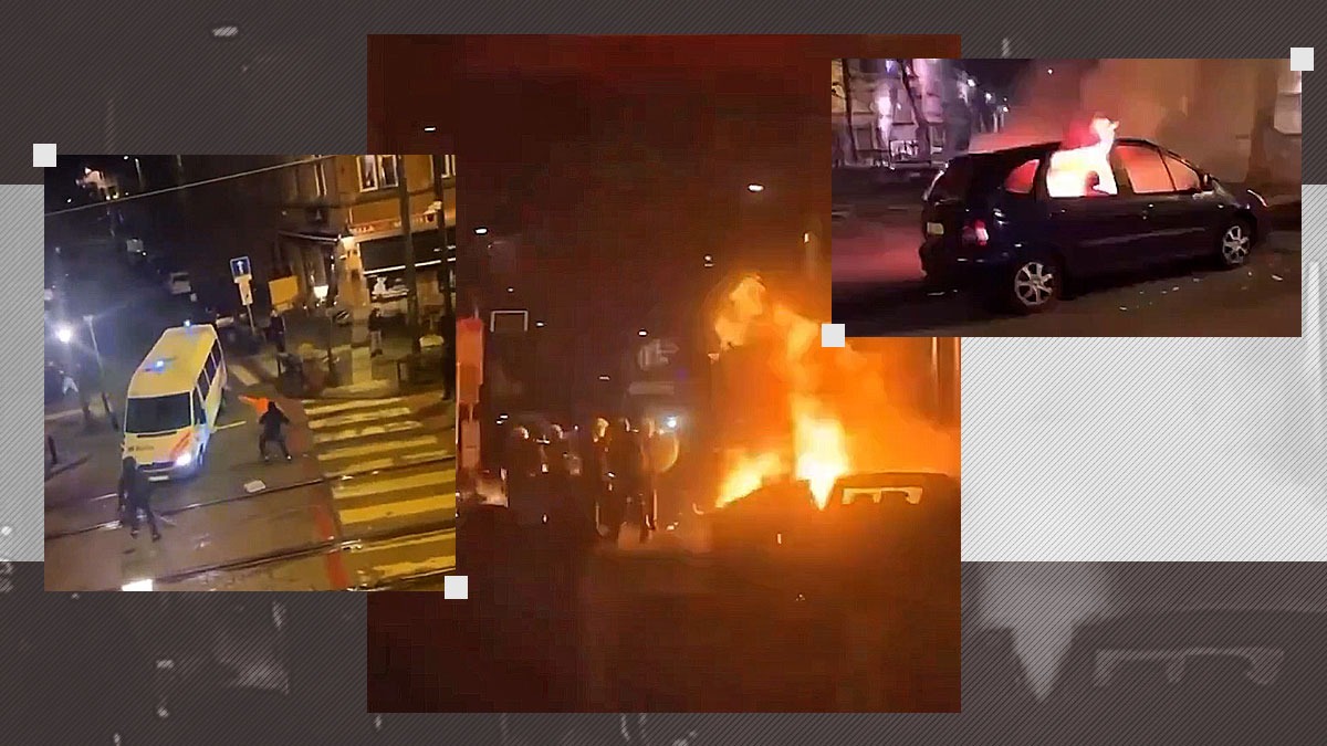 REVELION de COȘMAR  în Belgia. Mașini incendiate, focuri de artificii ilegale, pompieri atacați cu cocktail-uri Molotov. Sute de arestări