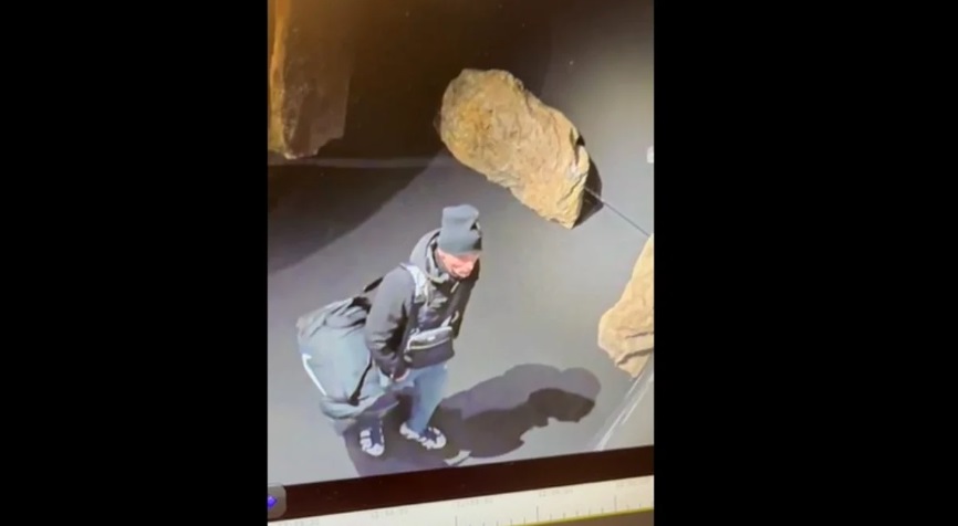 Primele IMAGINI cu unul dintre posibilii autori ai furtului tezaurului dacic. Ce au SURPRINS camerele de supraveghere