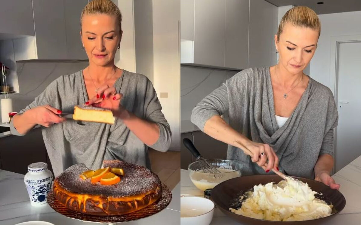 Rețeta de cheesecake cu 7 ingrediente, pregătită de Elwira Petre. Secretul pentru un desert pufos și gustos