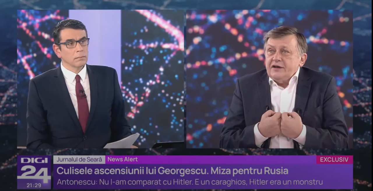 Crin Antonescu: „Partizanii lui Georgescu ne spun că UE e terminată, a venit Trump și o va distruge, ceea ce e o aberație”