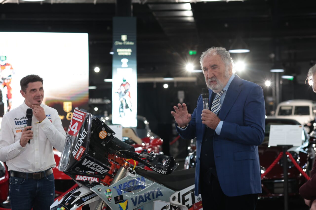 Cuvinte MARI pentru Emanuel Gyenes de la Ion Țiriac: „Mulțumesc că motocicleta care a câștigat vine la muzeu”