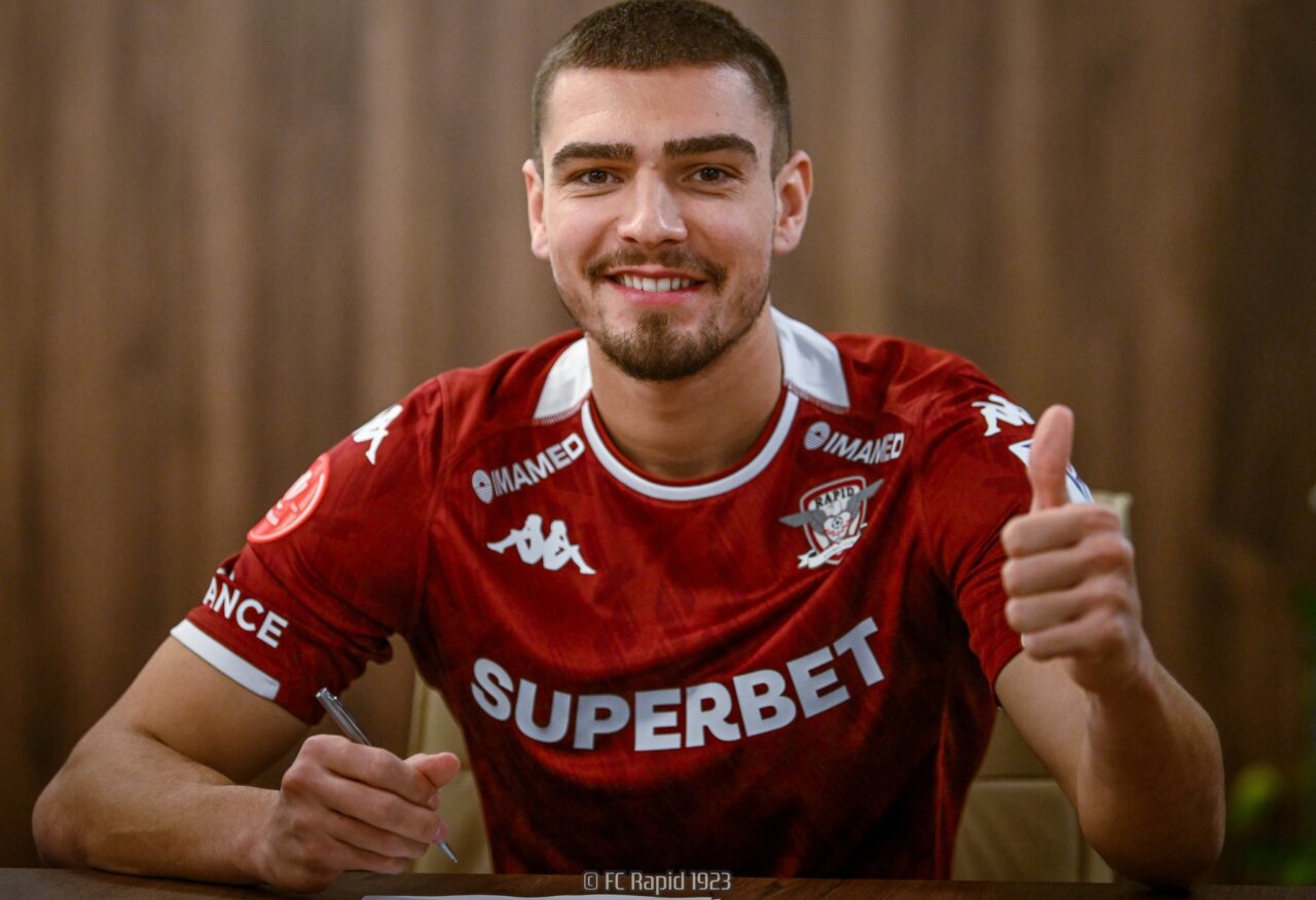 Denis Ciobotariu, OFICIAL la Rapid: „A fost ca o telenovelă și mă bucur că s-a terminat”