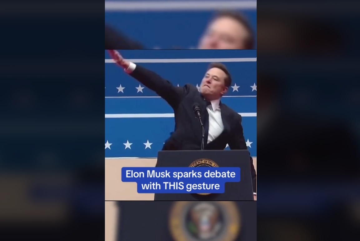 Elon MUSK, gest controversat la finalul discursului ținut după învestirea lui Donald Trump: a făcut salutul nazist pe scenă, în Capital One Arena!