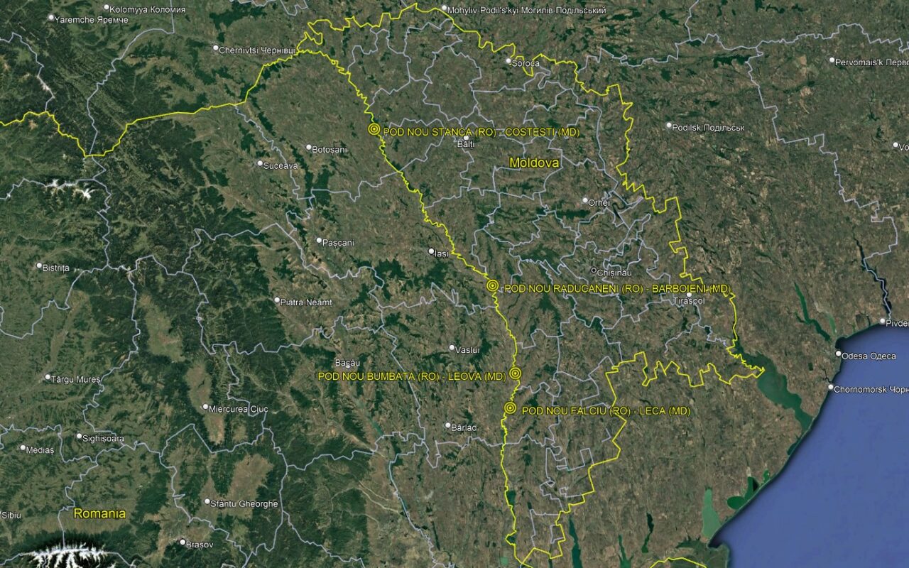 CNAIR a desemnat câștigătorul pentru proiectarea a 4 poduri peste PRUT/ Lucrările vor primi finanțare de la bugetul de STAT