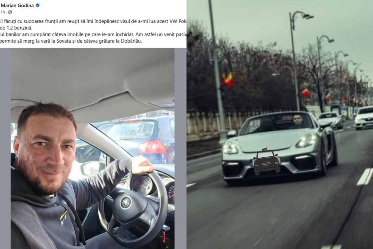 Marian Godină, postare cu tâlc, după ce David Popovici a fost criticat pentru achiziția unui Porsche: „VW Polo cu motor de 1.2 benzină…”
