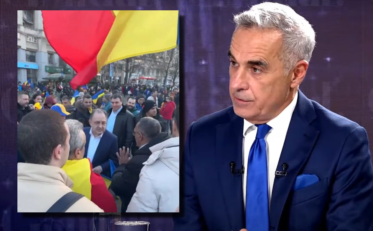 Marian Vanghelie a fost prezent la acțiunea organizată de Călin Georgescu de Ziua Unirii Principatelor Române