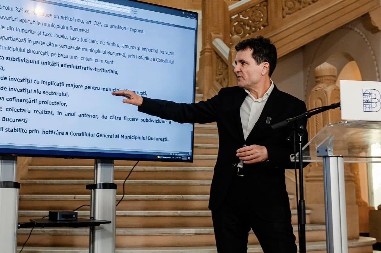 Nicușor Dan a trimis Guvernului propunerile de modificare a legislației fiscale, conform votului la REFERENDUM. Estimările edilului-șef al Capitalei
