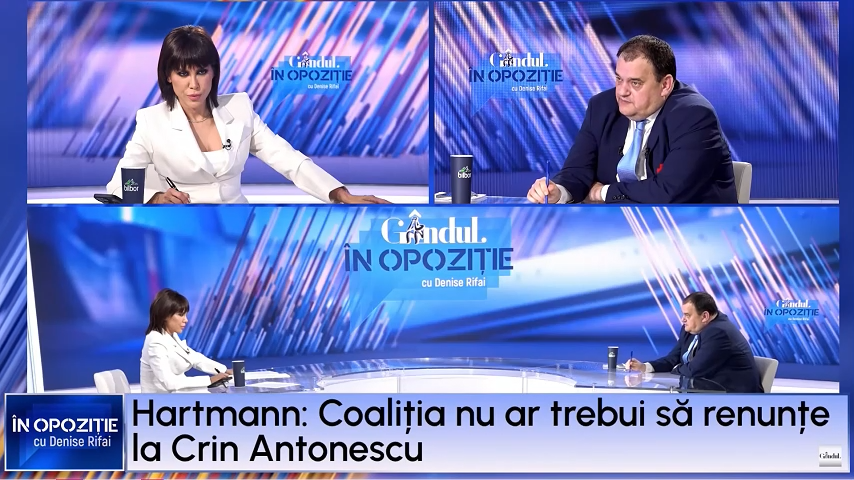 H.D. Hartmann: „Dacă PSD dorește să îl aibă pe Marcel Ciolacu prim-ministru, atunci trebuie să-l voteze pe Crin Antonescu PREȘEDINTE”