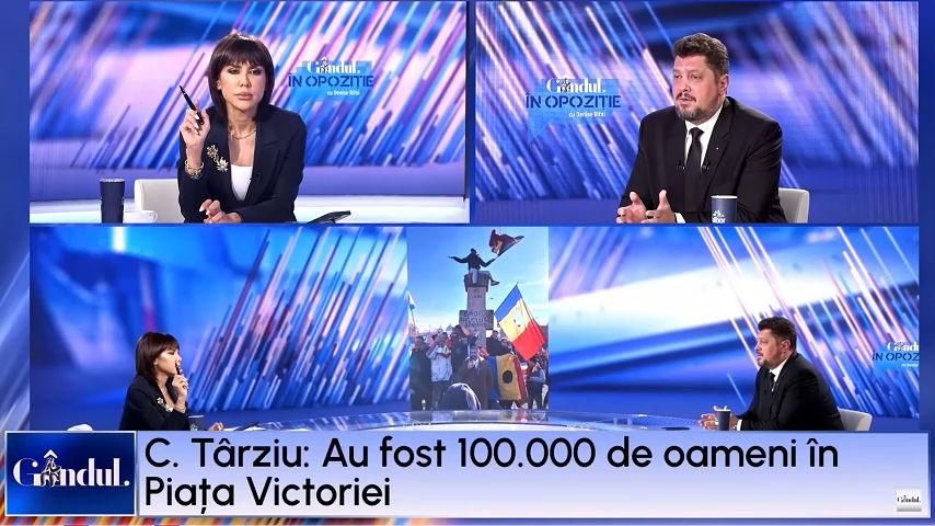 Claudiu Târziu comentează urcarea pe cruce de la mitingul AUR: „Nu este ceva ce-mi place, dar nu sunt VINOVAȚI”