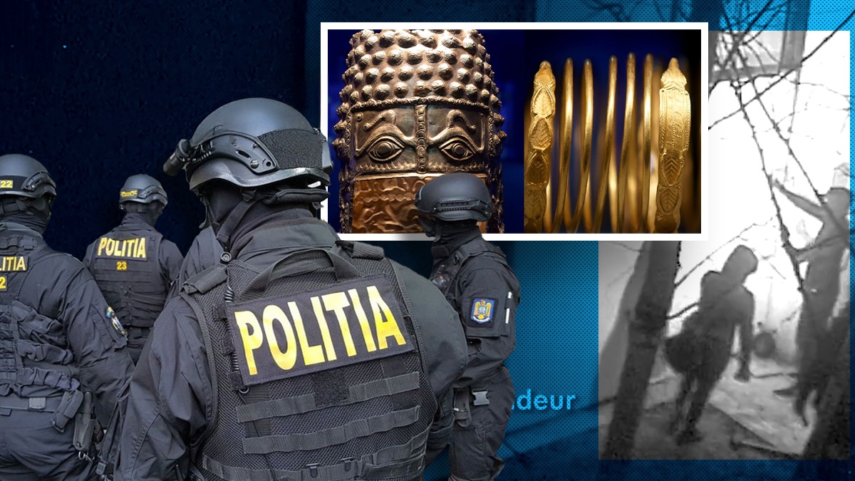 Exponatele din TEZAURUL României care nu au căzut pradă hoților în Olanda s-au întors în țară. Operațiune de maximă securitate pe Aeroportul Otopeni