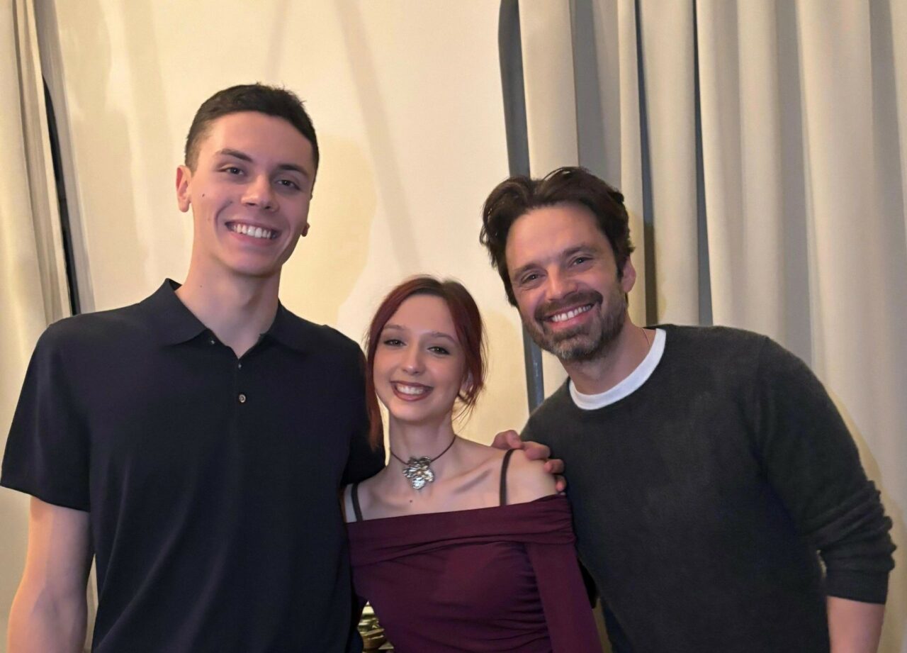 David Popovici s-a fotografiat alături de Sebastian Stan: „Cică dacă mă antrenez destul, poate prind şi eu un rol în următorul film Marvel”