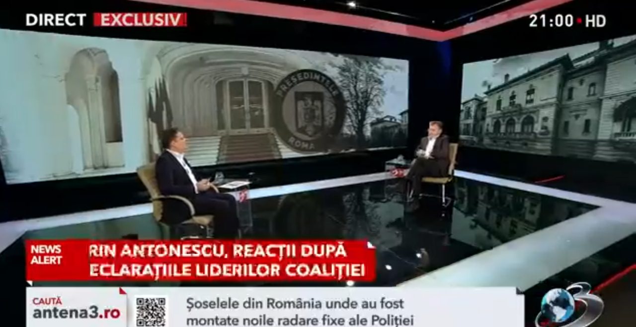 Crin Antonescu nu are de ce să meargă în coaliție / „În instituția PSD și în Marcel Ciolacu este evident că am ÎNCREDERE”