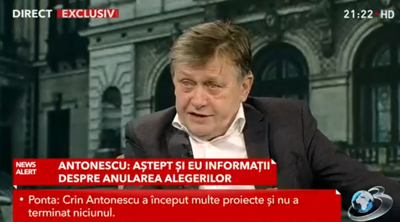 Crin Antonescu, despre candidatura sa la prezidențiale: Doresc o CLARIFICARE rapidă