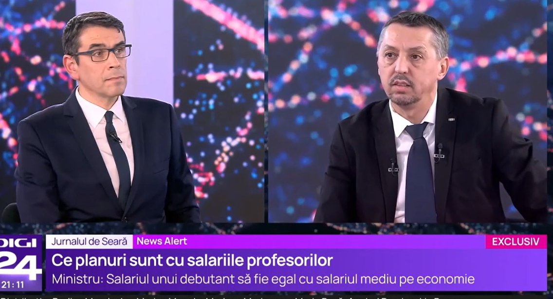 Daniel David, planuri cu salariile profesorilor: „Cred că lucrurile, dacă le gândim strategic, putem fi credibili”