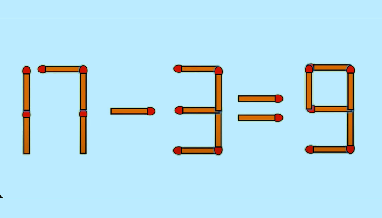 Test de inteligență | Corectați 17 – 3 = 9, mutând un singur chibrit