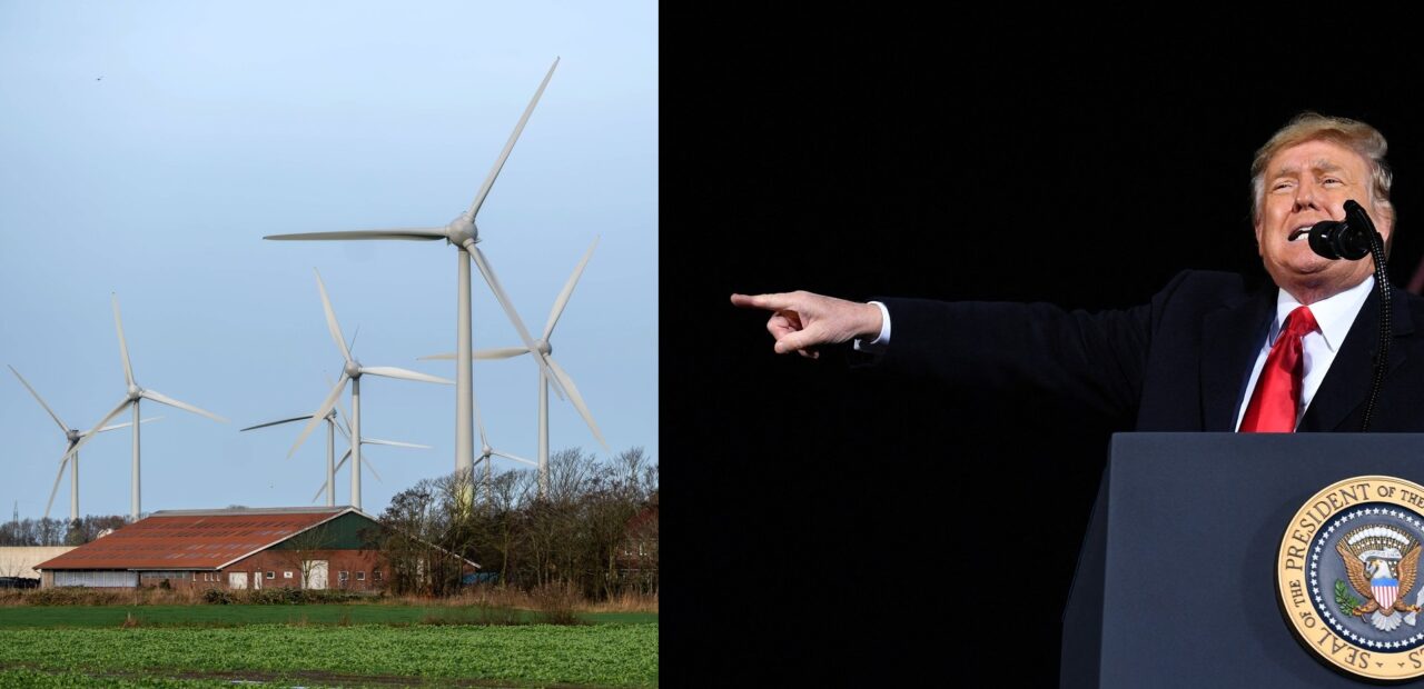 Trump declară RĂZBOI turbinelor eoliene: Nu se vor mai construi în mandatul meu. Acțiunile producătorilor din industrie scad la bursă
