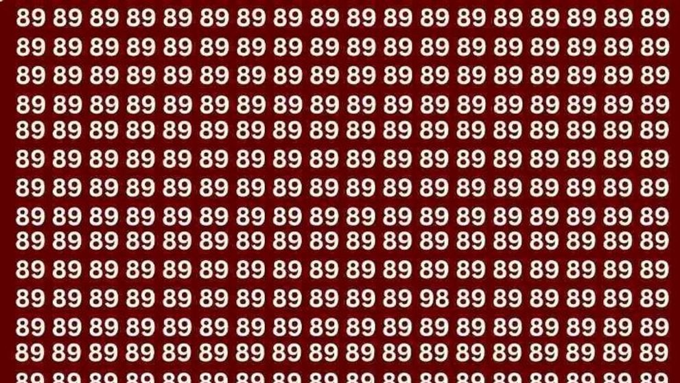 Iluzie optică VIRALĂ. Ce IQ ai dacă găsești numărul 98 în mai puțin de 5 secunde