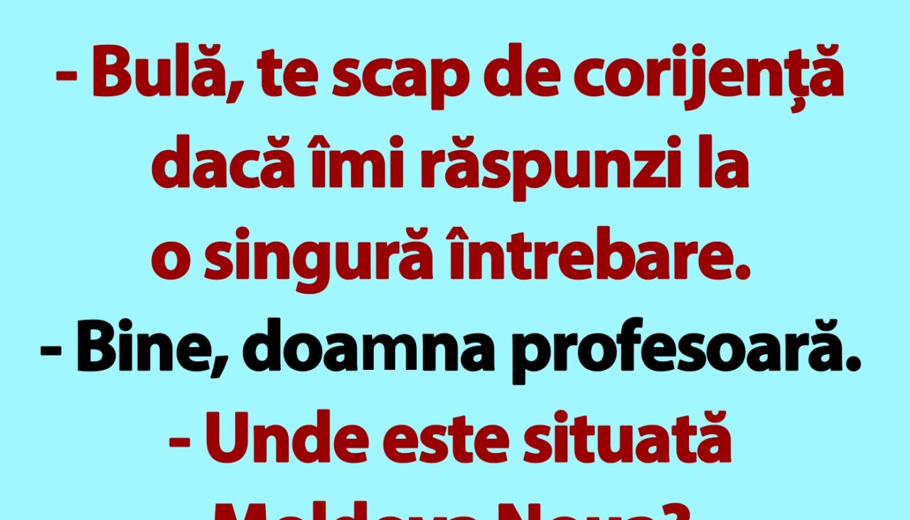 BANC | Bulă și Moldova Noua