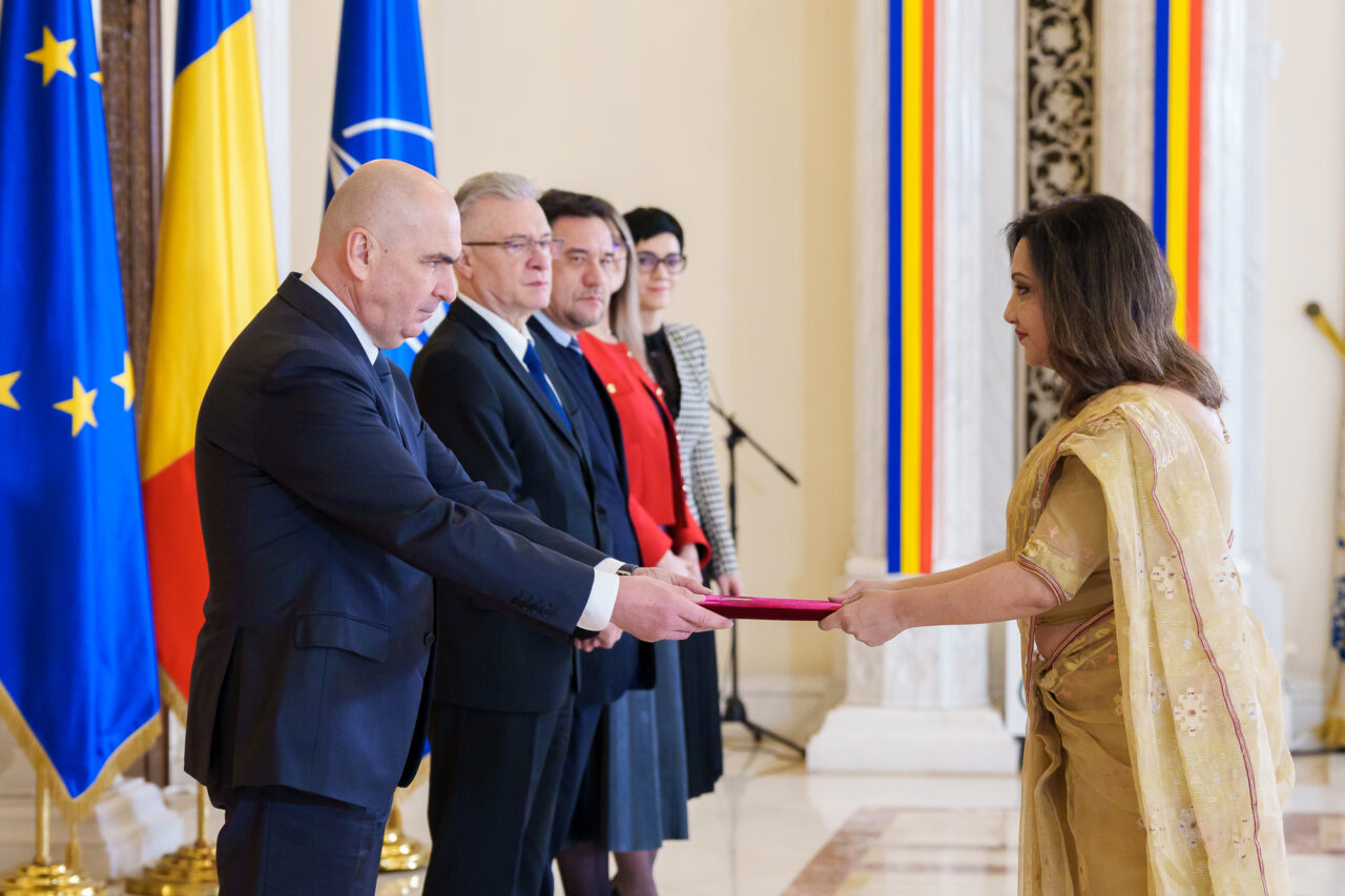 Ilie Bolojan a primit la Palatul Cotroceni noii AMBASADORI ai Columbiei, Kuweitului și Bangladeshului