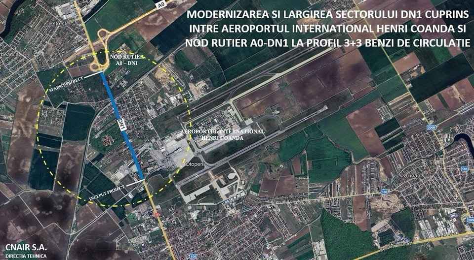 DN1 va fi lărgit la trei BENZI pe sens între Aeroportul Otopeni și nodul cu A0 / Pistol: Au fost depuse 10 oferte pentru studiul de fezabilitate