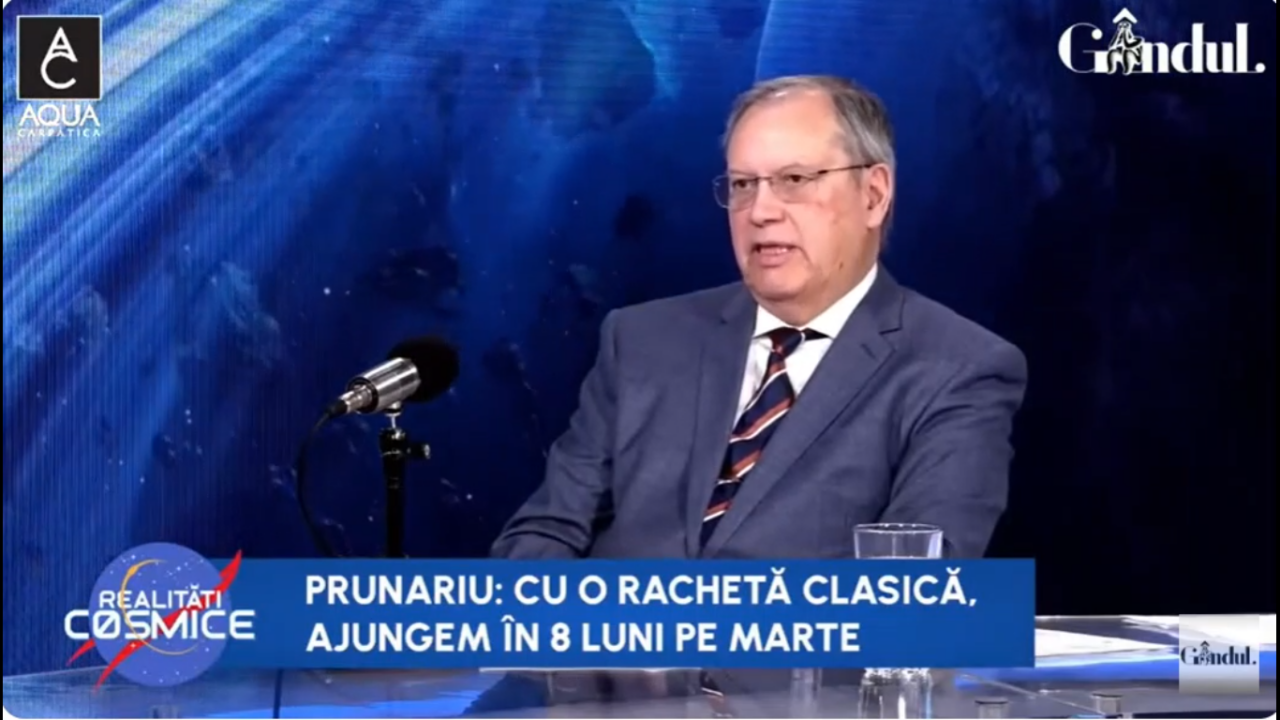 Dumitru Prunariu: „În spațiu are loc o REDUCERE a îmbătrânirii cu cât te apropii mai mult de viteza luminii”