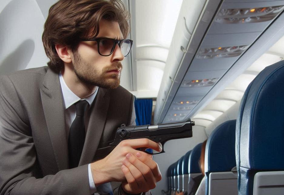 Teroare în avion. Un bărbat i-a amenințat cu ARMA pe ceilalți pasageri, imediat după decolare