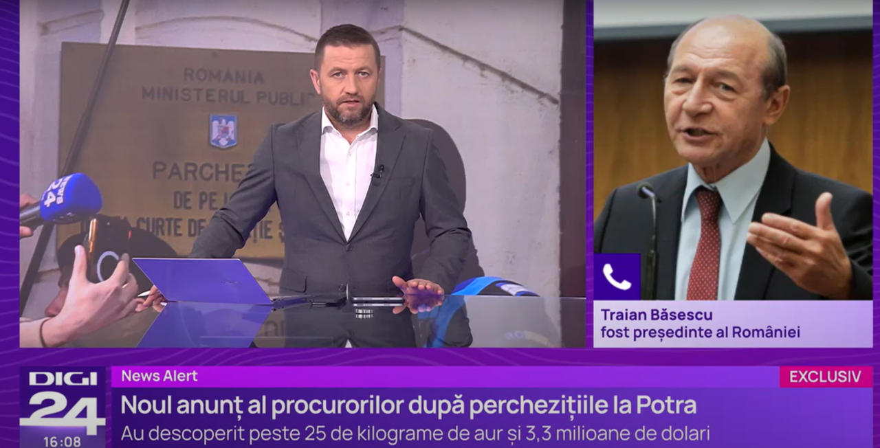 Traian Băsescu: Anchetarea lui Călin Georgescu este tardivă și nu face cinste structurilor noastre
