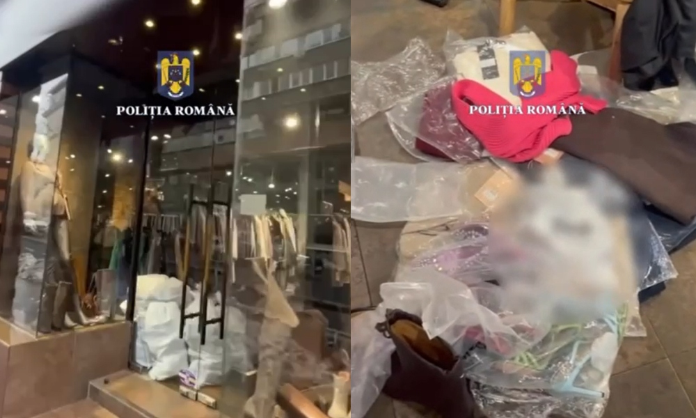 Percheziții în cazul a două magazine de lux din Capitală, care aveau la vânzare produse contrafăcute