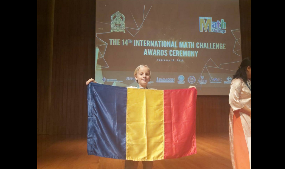 SUCCES românesc la un concurs de matematică în Thailanda. Un elev din Caracal a obţinut medalia de aur, la „Math Internaţional Challenge”