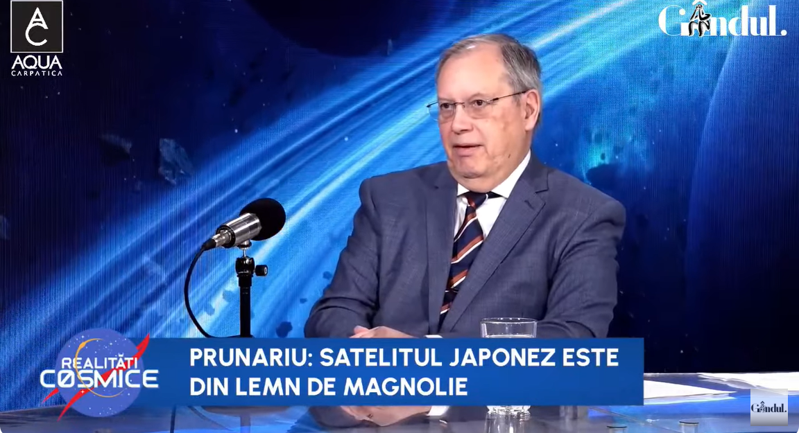 Dumitru Prunariu: „Satelitul Nippon LinoSat-1 este realizat din flori de magnolie”