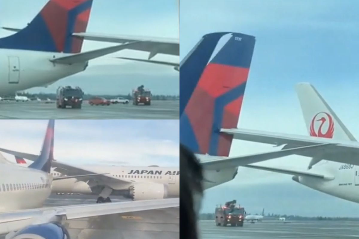 Incident pe aeroportul din Seattle. Două avioane Boeing s-au acroșat pe pista de aterizare