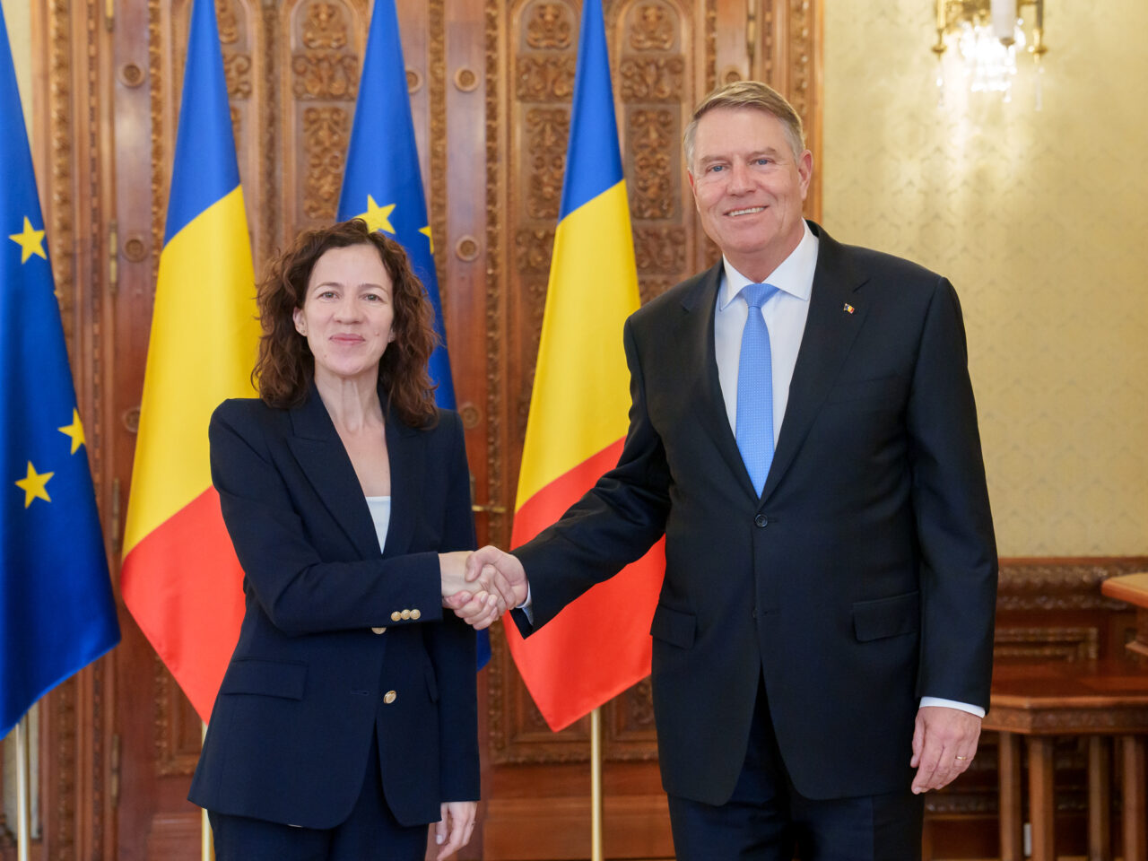 Klaus Iohannis a primit-o la Cotroceni pe vicepreședinta executivă a Comisiei Europene, Roxana Mînzatu