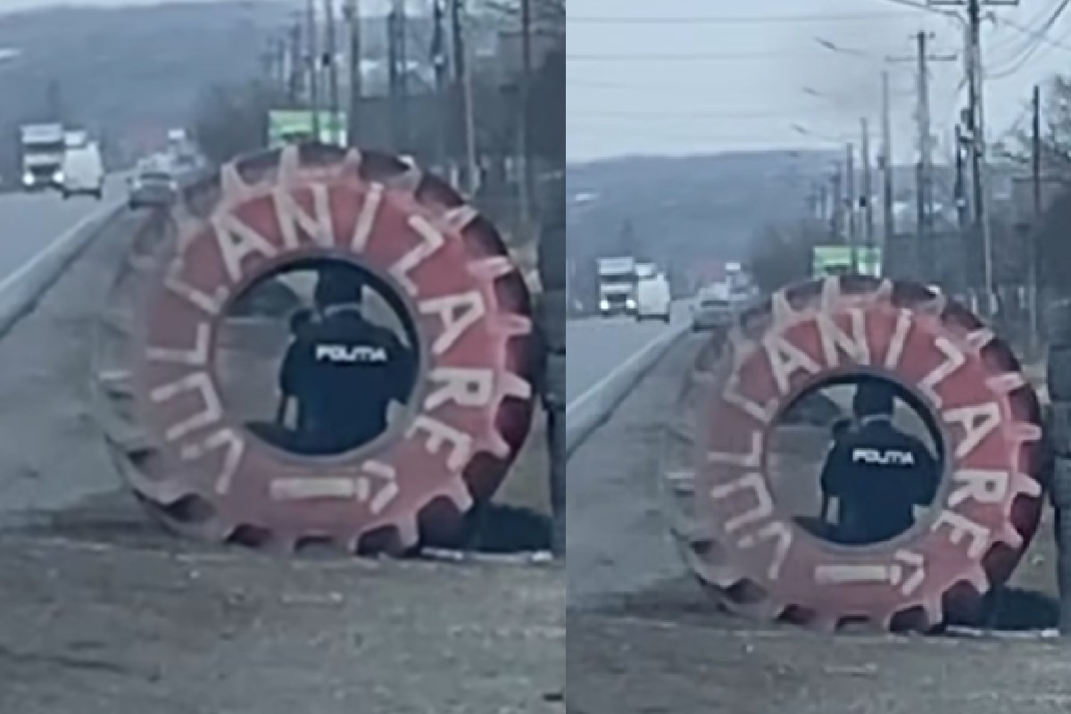 Unde a putut ascunde RADARUL un polițist din Iași. Amenzi usturătoare pentru viteză