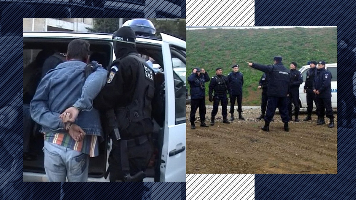 Scene comice cu doi arestați care au încercat să EVADEZE din curtea Poliției. Agenții sunt cercetați pentru neglijență