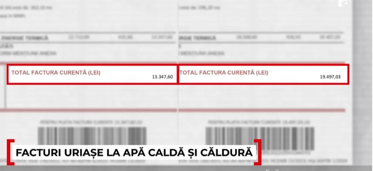 Facturi URIAȘE la apă și căldură. Sunt note de plată duble față decembrie 2023