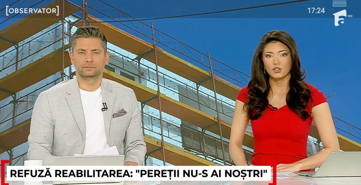 Situație inedită la Sibiu. Motivul BIZAR pentru care câțiva locatari ai unui bloc refuză lucrările de reabilitare