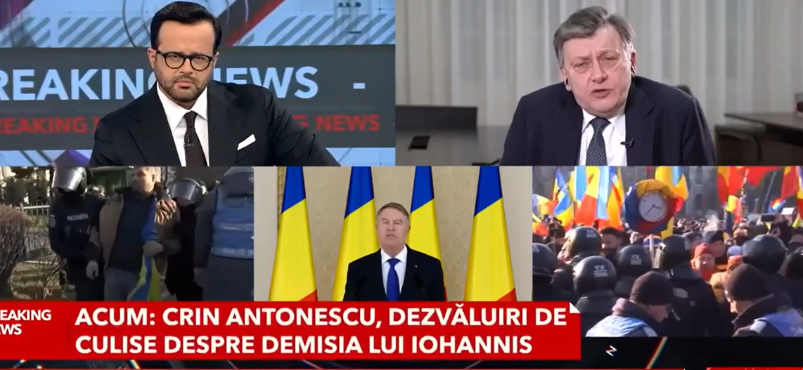 Crin Antonescu, despre nemulțumirile celor care au protestat: „De la furie încolo și de la violență încolo nu mai sunt lucruri acceptabile”