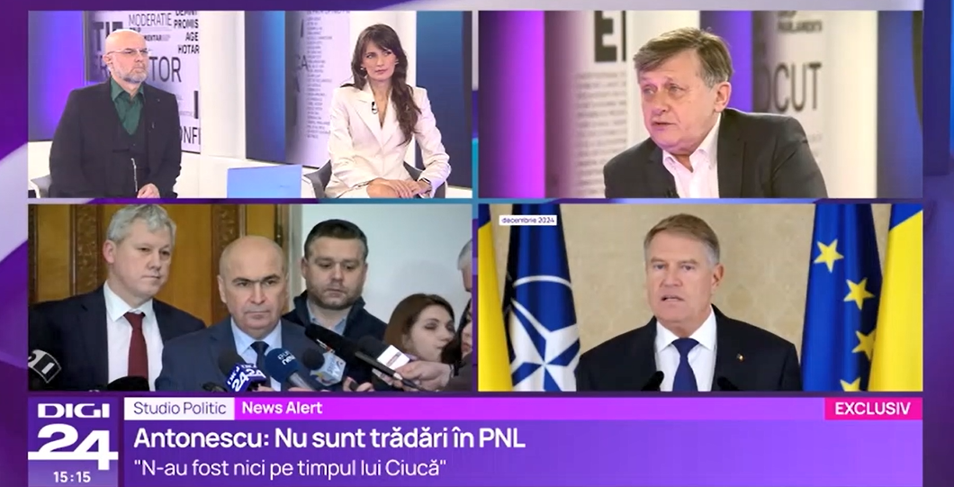 Crin Antonescu, întrebat dacă există trădări în PNL: Un partid nu e o mașină, e un organism viu / MESAJ pentru „Nicușorime”