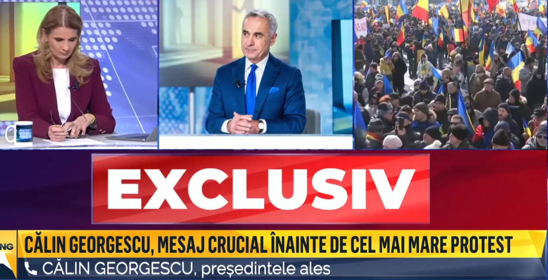 Călin Georgescu: „Sigur că l-am întâlnit și eu prima dată pe domnul DONCA, este opțiunea dânsului ce face cu viața lui”