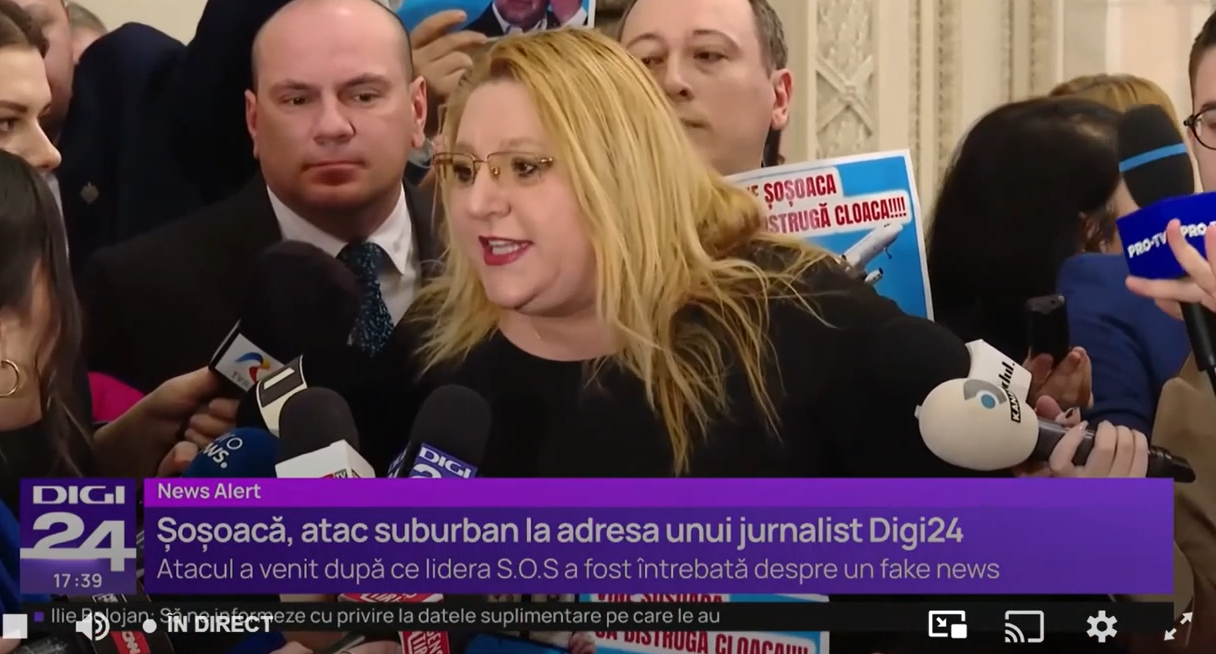 Diana Șoșoacă, atac la adresa unui jurnalist Digi24: „Falsă ești dumneata”. Cum au reacționat reprezentanții CNA