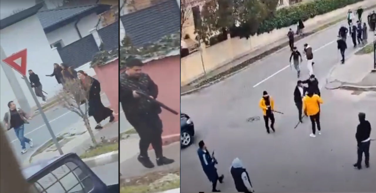 ARME îngropate, descoperite de polițiști, după măcelul clanurilor din Urziceni / De la ce ar fi plecat disputa MORTALĂ