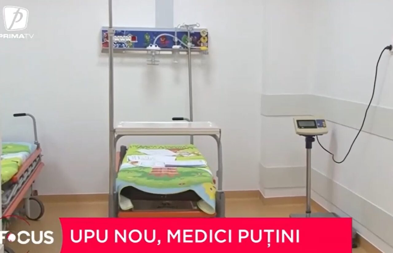 Cea mai mare unitate de primiri urgențe pentru copii din regiunea Moldovei are un DEFICIT de personal de aproape 50%