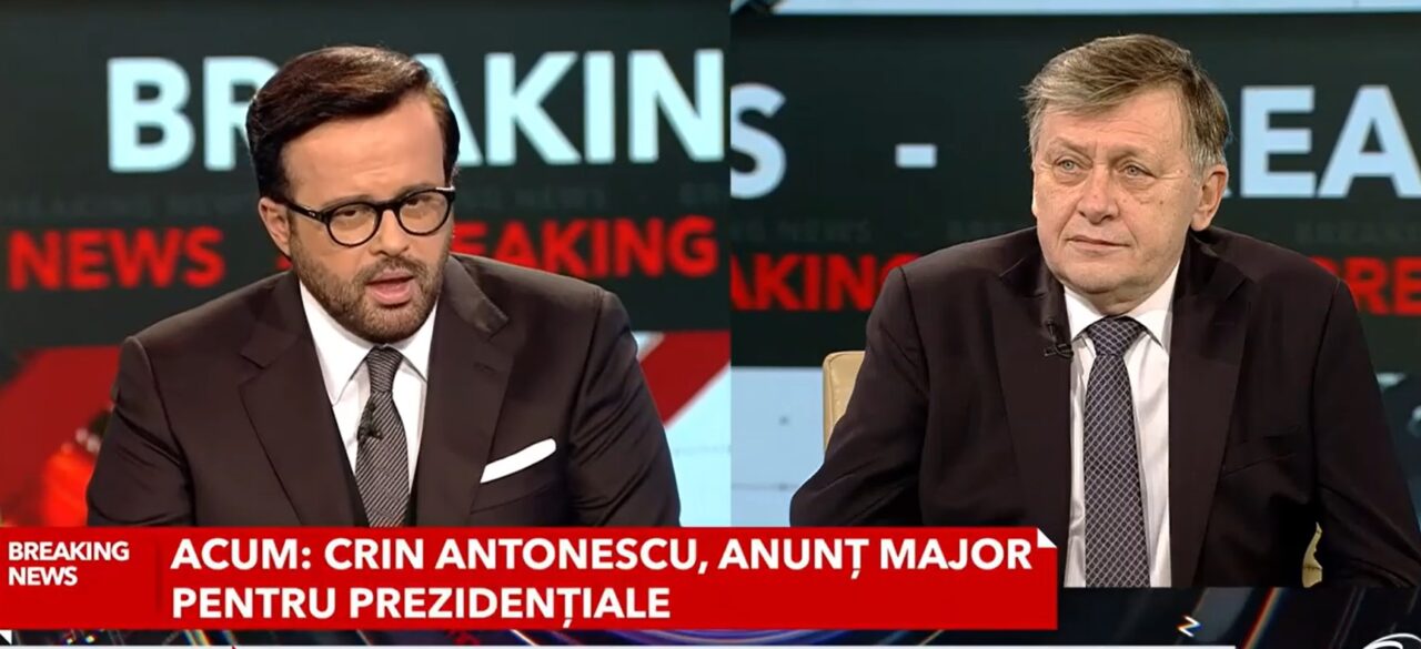 Crin Antonescu: Nu am informații că există o PREFERINȚĂ a administrației americane pentru vreun candidat 