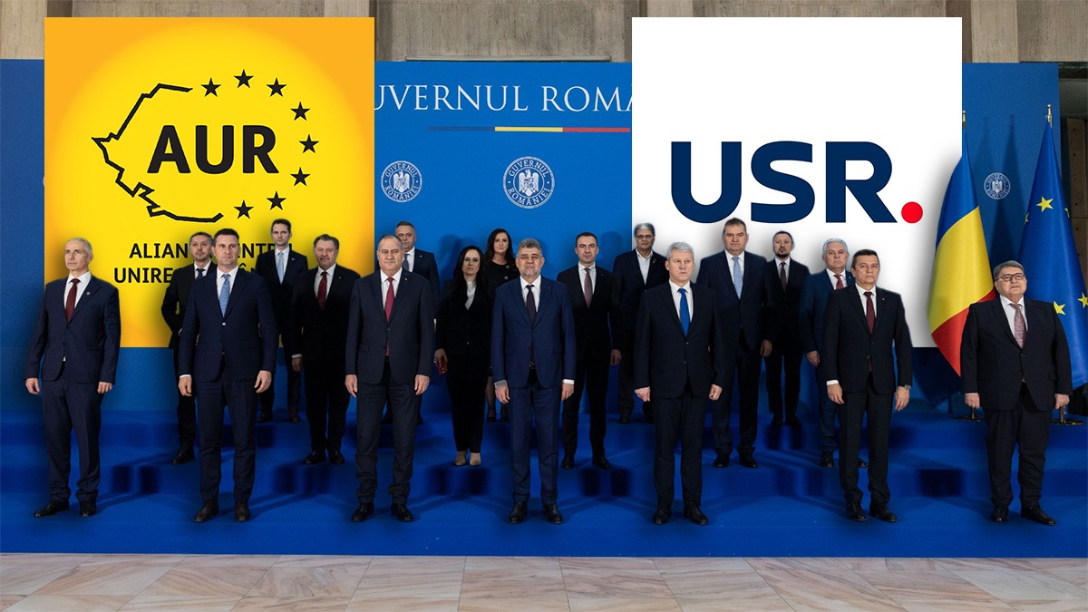 USR, divizat în privința MOȚIUNII de cenzură inițiate de AUR. Lasconi se opune, dar parlamentarii sunt împărțiți în privința votului